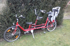 Tandem bicycle rental: Perlerad-Familien-Tandem in der Lausitz
