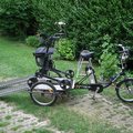 Tandem bicycle rental: Behinderten/Rollstuhl-Transporter in der Lausitz