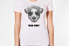 Selling: "Bad Girl" Women's Short Sleeve T-Shirt