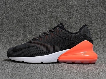 Vente avec paiement en ligne: Homme Nike Air Max 270 Noir/Orange