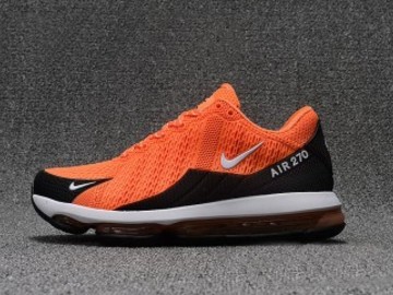 Vente avec paiement en ligne: Homme Nike Air Max 270 Orange/Noir