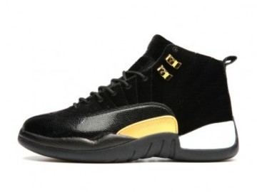 Vente avec paiement en ligne: Femme/Homme Nike Air Jordan 12 Noir