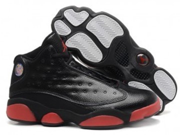 Vente avec paiement en ligne: Femme/Homme Nike Air Jordan 13 Noir/Rouge