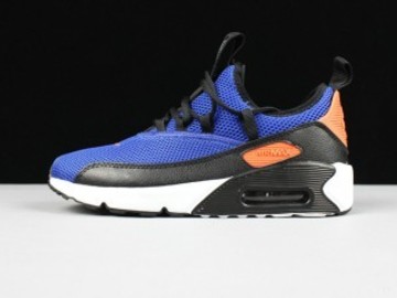 Vente avec paiement en ligne: Men Nike Air Max 90 Noir/Bleu/Orange