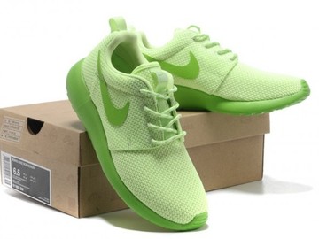 Vente avec paiement en ligne: Femme Nike Roshe Run London Olympiques Vert