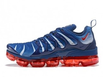 Vente avec paiement en ligne: Homme Nike Air VaporMax Plus Bleu/Rouge