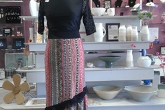 Vente au détail: jupe longue flamenco 