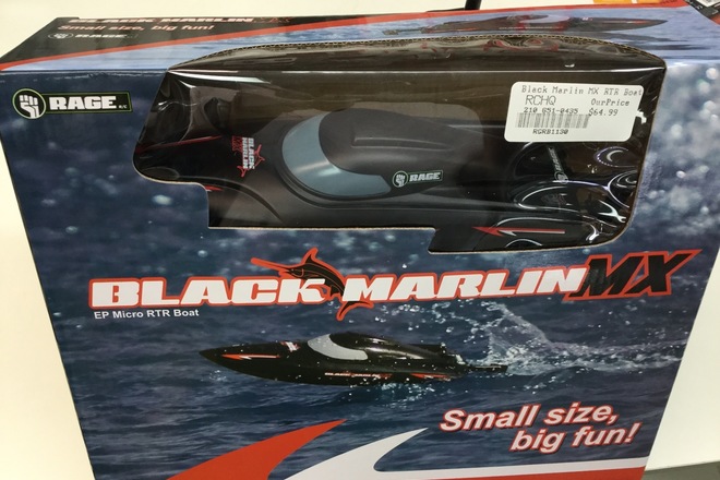rage black marlin