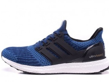 Vente avec paiement en ligne: Homme Adidas Ultra Boost Bleu/Noir