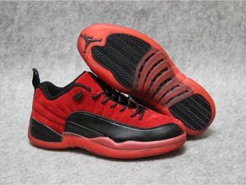 Vente avec paiement en ligne: Homme Nike Air Jordan 12 Rouge/Noir