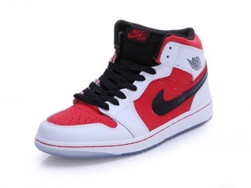 Vente avec paiement en ligne: Femme/Homme Nike Air Jordan 1 Rouge/Blanc/Noir