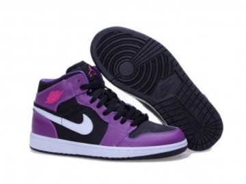 Vente avec paiement en ligne: Femme Nike Air Jordan 1 Violet