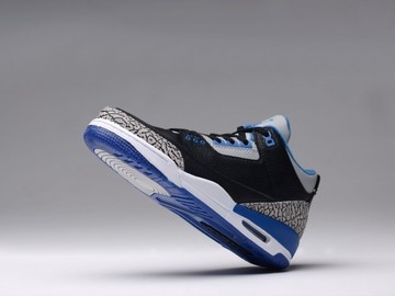 Vente avec paiement en ligne: Femme/Homme Nike Air Jordan 3 Noir/Gris
