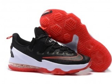 Vente avec paiement en ligne: Homme Nike Lebron James 13noir/blanc/rouge
