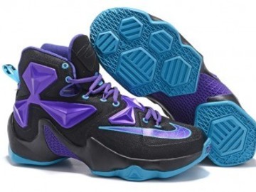 Vente avec paiement en ligne: Homme Nike Lebron James 13 Noir/Violet