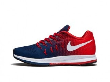 Vente avec paiement en ligne: Homme Nike Air Zoom Pegasus 33 Rouge/Bleu