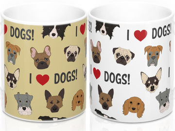 Selling: Free Shipping - Dog Lovers Mug - Gift for Dog Owners