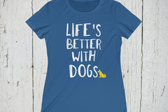 Selling: Free Shipping - Dog Lovers Women's T-Shirt Short Sleeve