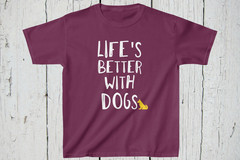 Selling: Free Shipping Dog Lover's Kids Unisex T-Shirt