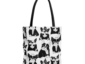 Selling: Free Shipping - French Bulldog Tote Bag Large  