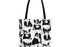 Selling: Free Shipping - French Bulldog Tote Bag Large  