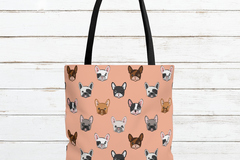 Selling: Free Shipping - French Bulldog Tote Bag Large 