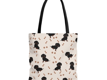 Selling: Free Shipping - Dachshund Tote Bag Large Sausage Dog Lover