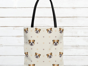 Selling: Free Shipping - English Bulldog Tote Bag