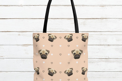 Selling: Free Shipping - Pug Tote Bag