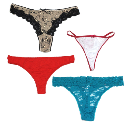 (240) Great Mixed Lot Lady Lingerie Underwear Gstring Thongs