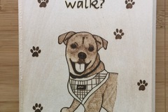 Selling: Custom Order Small Wood Leash Holder