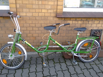 Tandem bicycle rental: Oldi-Minirad-o. DDR Oldtimer Tandem