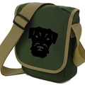 Selling: Patterdale Terrier Bag Rough Coat Dog Face Shoulder Bag Gift