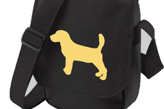 Selling: Beagle Bag Cream Beagle on Shoulder Bag Great Beagle Gift