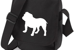 Selling: Bulldog Bag White English Bulldog Shoulder Bag Bulldog Gift