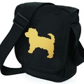 Selling: Cavapoo Bag Metallic Gold Cavapoo on Shoulder Bag Dog Gift