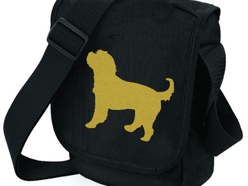 Selling: Cockapoo Bag Metallic Gold Dog Shoulder Bag Cockerpoo Gift