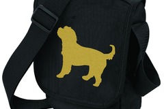Selling: Cockapoo Bag Metallic Gold Dog Shoulder Bag Cockerpoo Gift