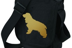 Selling: Cocker Spaniel Bag Gold Colored Dog on Shoulder Bag Gift