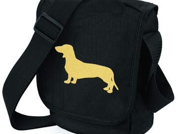Selling: Dachshund Bag Gold Color Smooth Coat Dachshund Shoulder Bag