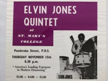 Selling with online payment: Elvin Jones's Poster #55, St. Mary’s,  Trinidad, 22″ x 17”