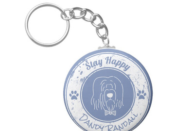 Selling: Stay Happy Key Chain - Dandy Randall