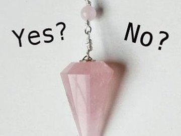 Selling: Crystal Pendulum Readings Yes/No 6 questions 