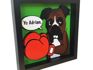 Selling: Boxer 3D Pop Art Rocky Balboa