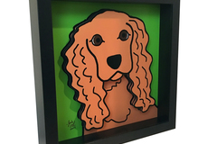 Selling: Cocker Spaniel 3D Art