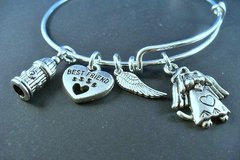 Selling: Dog Remembrance, Dog Angel, Best Friend, Stainless Steel Bangle