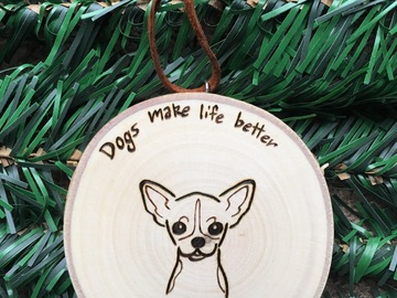 Selling: Chihuahua Dog Christmas Ornament/Personalized Dog Ornaments