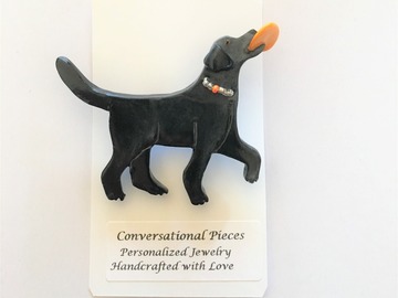 Selling: Black Labrador Retriever Brooch