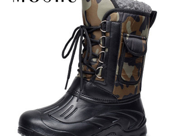 Vente avec paiement en ligne: Designer Hommes D'hiver Militaire bottes de Neige Hommes 