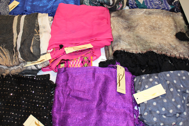  48 Piece High Quality Brand Name Shawl Wraps 